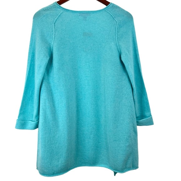 Lilly Pulitzer Oleander Cashmere Cardigan Sweater in Heathered Shorely B… - Picture 2 of 9